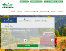 Tablet Screenshot of grapestravels.com